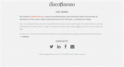 Desktop Screenshot of disconnesso.com