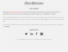 Tablet Screenshot of disconnesso.com